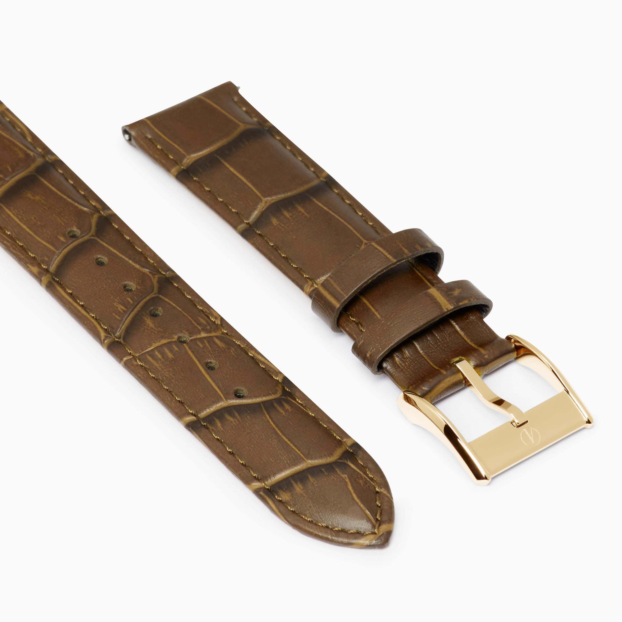 Accurist Classic Men's Tan Leather 20mm Strap